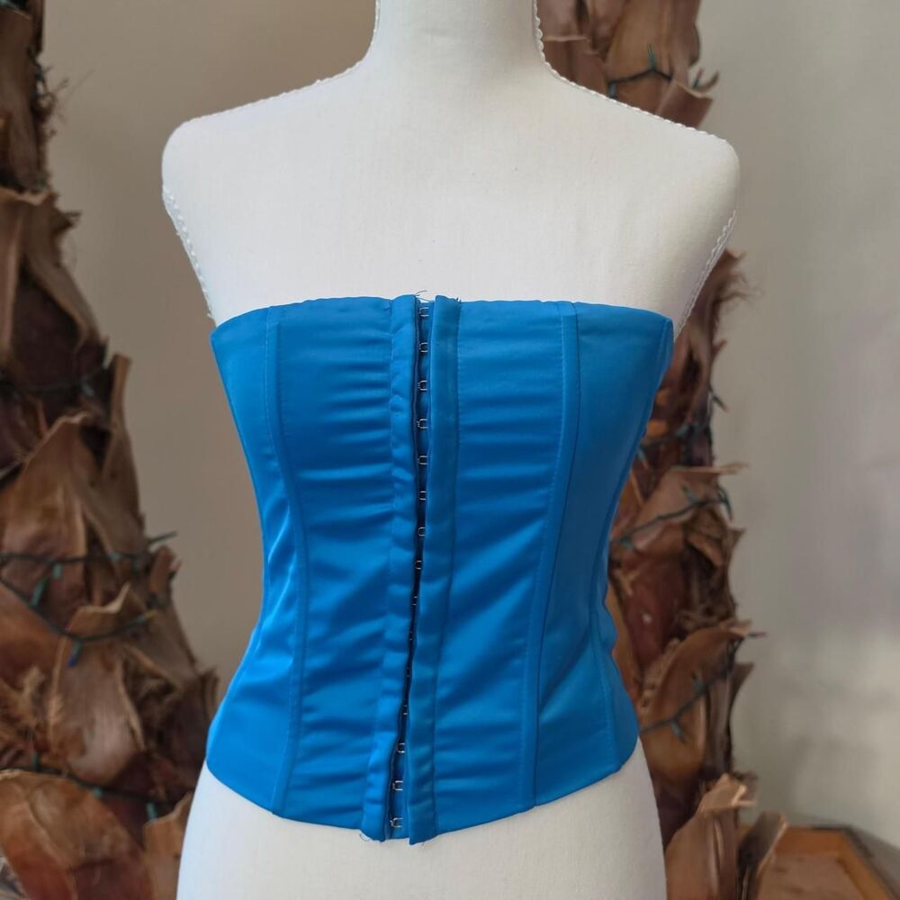 Fashion-nova Women's Blue Corset